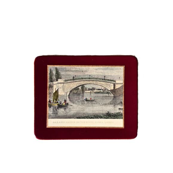 Vintage Lady Clare Coaster Set of 6, Old Money Style, Irish Bar Accessories - Picture 6 of 9